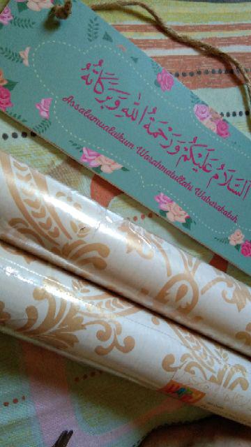 B32 Walldecor Pajangan Pintu Rumah Sign Tropical - Salam Latin -