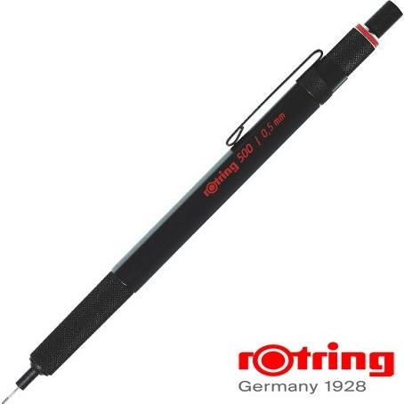 

ROTRING 500 Drafting Pencil - Matt Black, 0.5mm