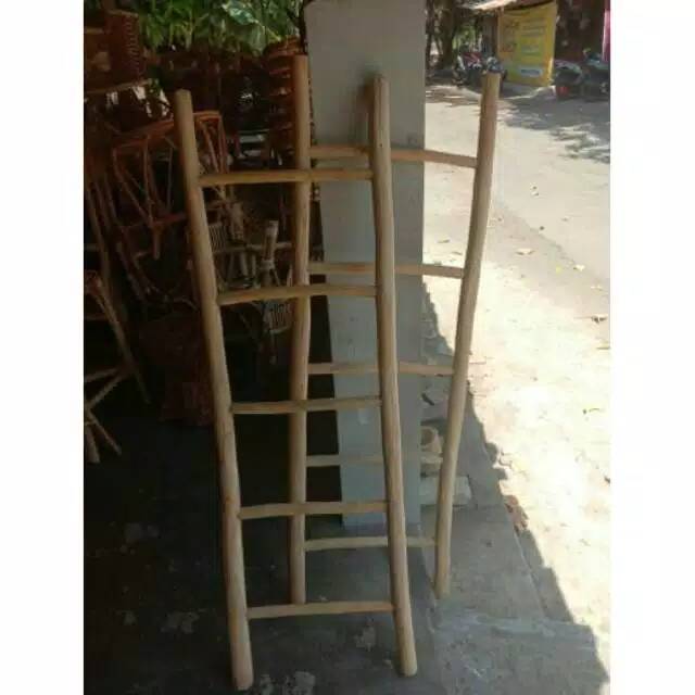 Ladder/Blanket/tangga kayu jati | Shopee Indonesia