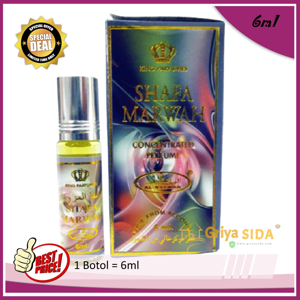 Parfum Shafa marwah 6ml alraehan minyak wangi parfum grosir PROMO!!