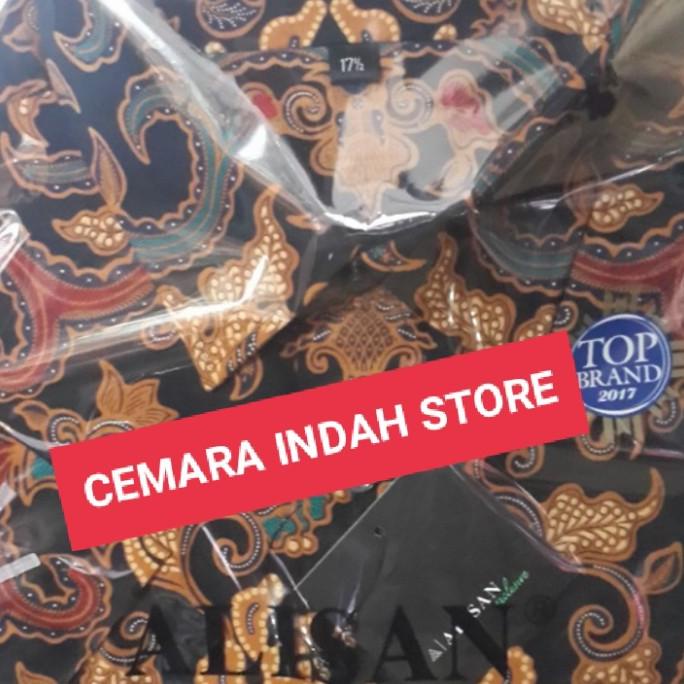 Kemeja Alisan Batik Lengan Pendek Size Jumbo Slimfit&Reguler
