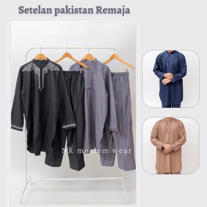 BAJU KOKO SETELAN ANAK SD- SMP- SMA REMAJA / KOKO SETELAN PAKISTAN kode PK-12