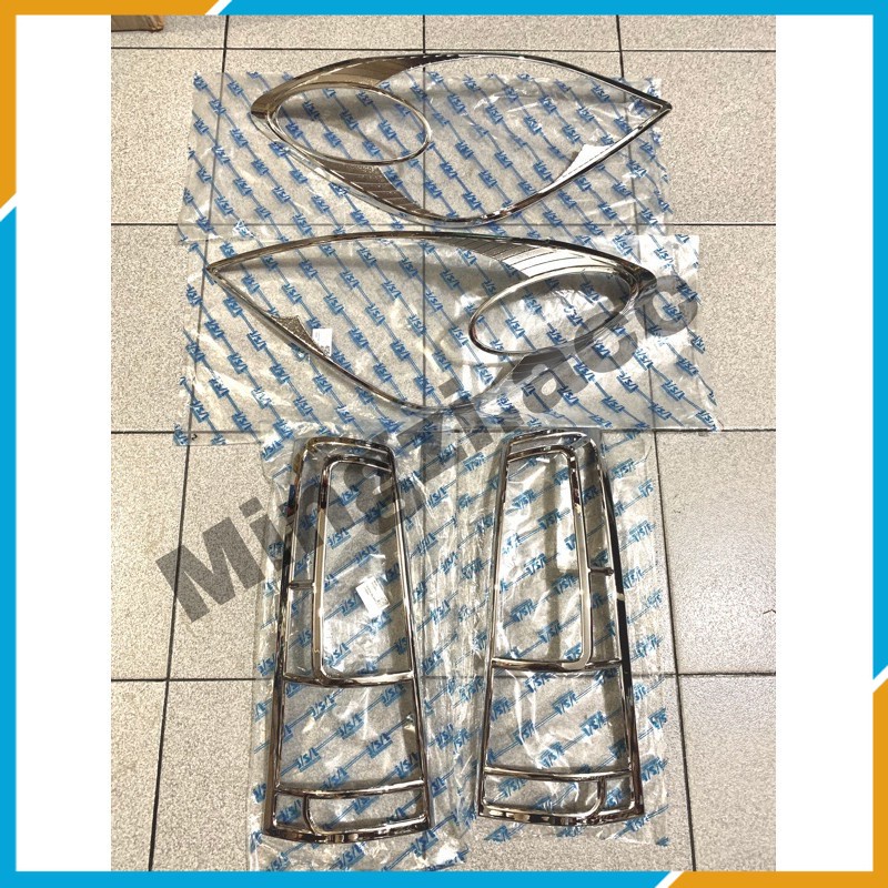 VARIASI AVANZA LAMA 2005 2006 GARNISH LAMPU DEPAN BELAKANG MIKA COVER MOBIL CROME