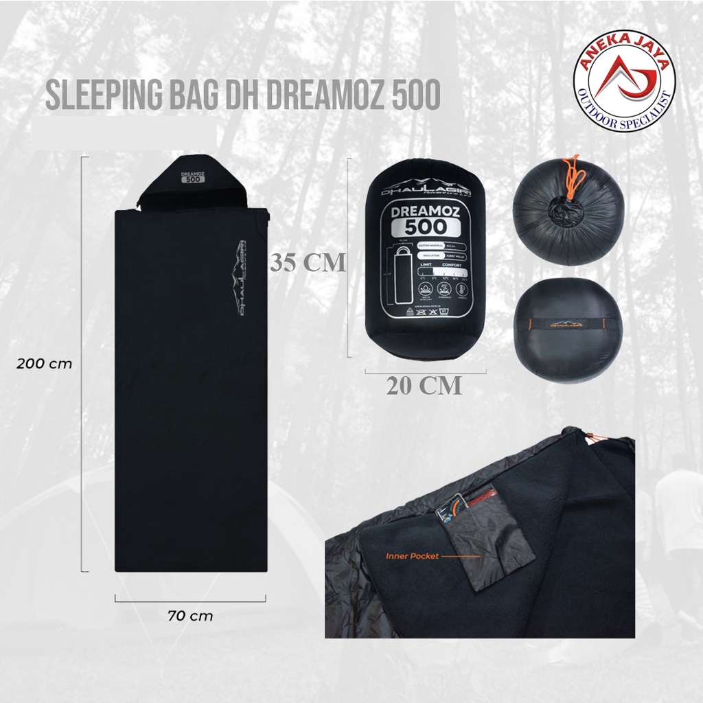 SLEEPING BAG DHAULAGIRI DREAMOZ 500