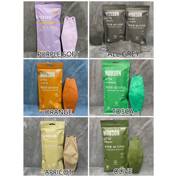 MASKER KF94 4 PLY MOUSON isi 10 PCS