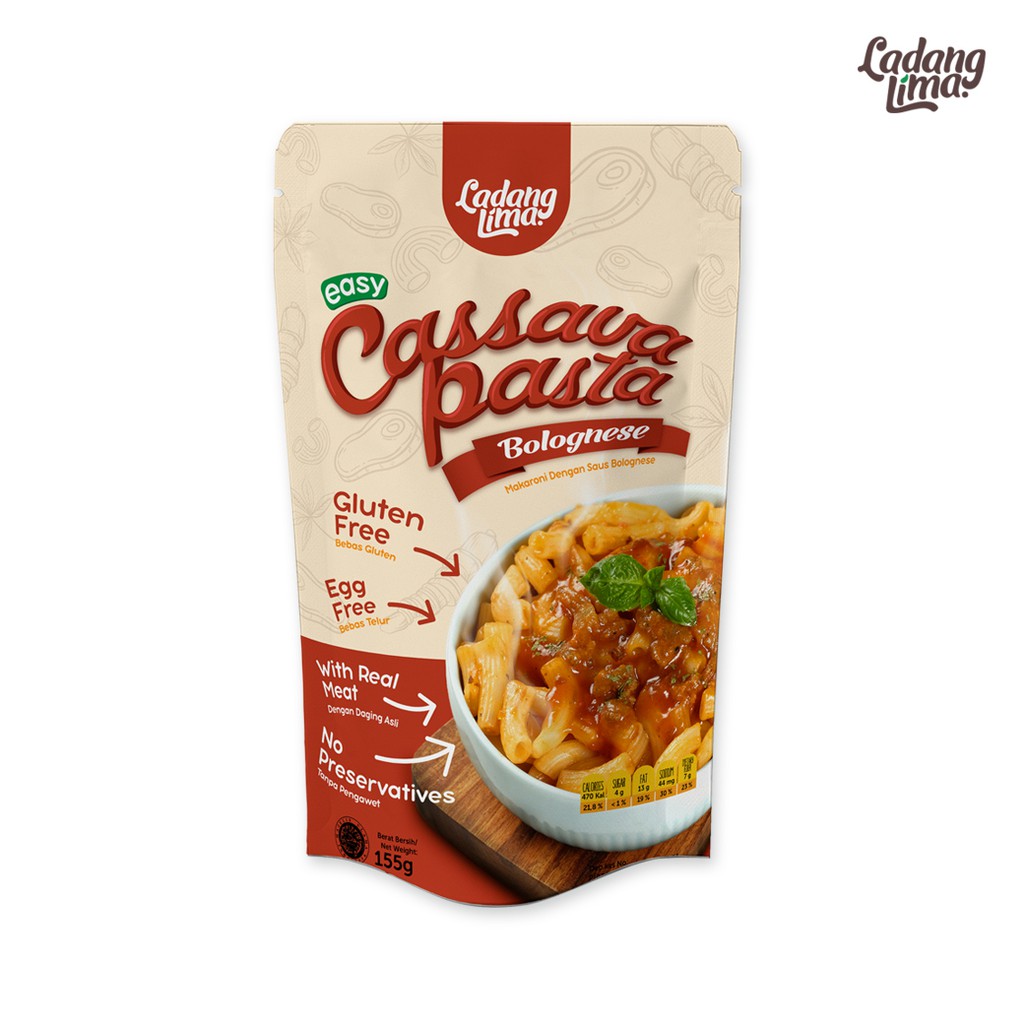 

Cassava Pasta Bolognese 155 gr