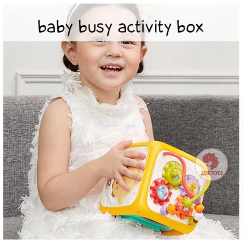 

Zoetoys Baby Busy Activity Box Wisdom Box Mainan Anak Bayi Edutoys Limited