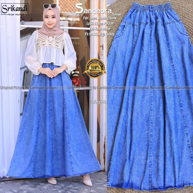 Sandhora skirt | rok payung | rok payung jeans