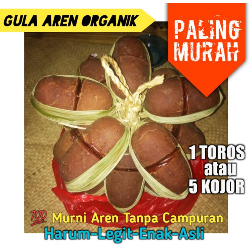 

GULA AREN PREMIUM | 1 TOROS atau 5 KOJOR | ASLI LEBAK BANTEN