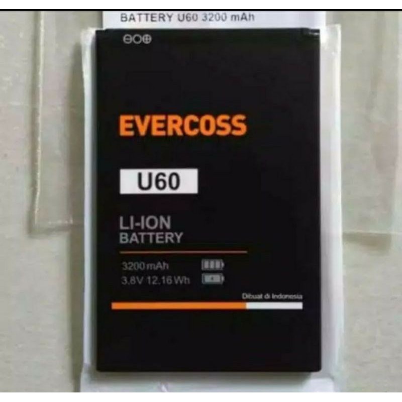 batre evercoss U60