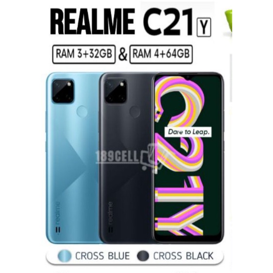 REALME C21 | C21Y RAM 3/32 GB GARANSI RESMI REALME INDONESIA