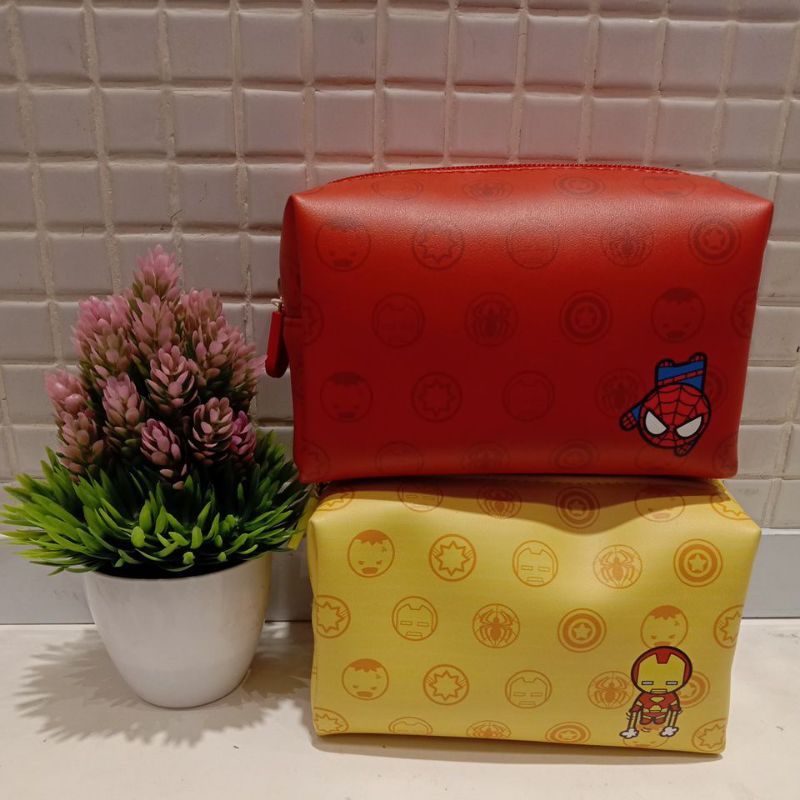 MINISO X MARVEL COSMETIC BAG/ TAS MAKE UP