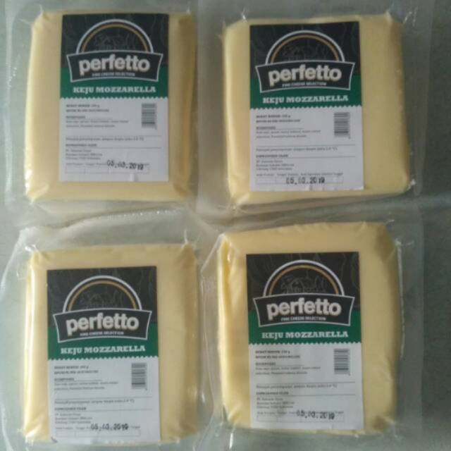 

Keju mozarella perfetto 250gr label asli