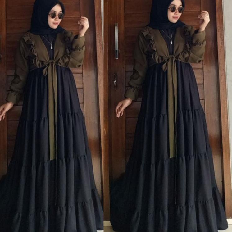 Wow Murah Meriah.. ambrosia set / ambrosia terbaru / gamis terbaru / gamis wanita / gamis dewasa / g