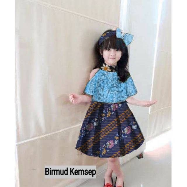 DRESS KIDS DUTIN BROKAT ANAK 3-4 DAN 5-7 TAHUN