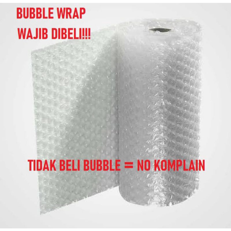 

Packing tambahan bubble wrap