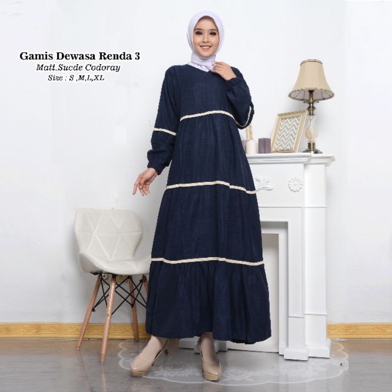GAMIS KODORAI WANITA DEWASA/GAMIS RENDAH WANITA DEWASA/GAMIS WANITA DEWASA TERBARU/GAMIS WANITA IBU 