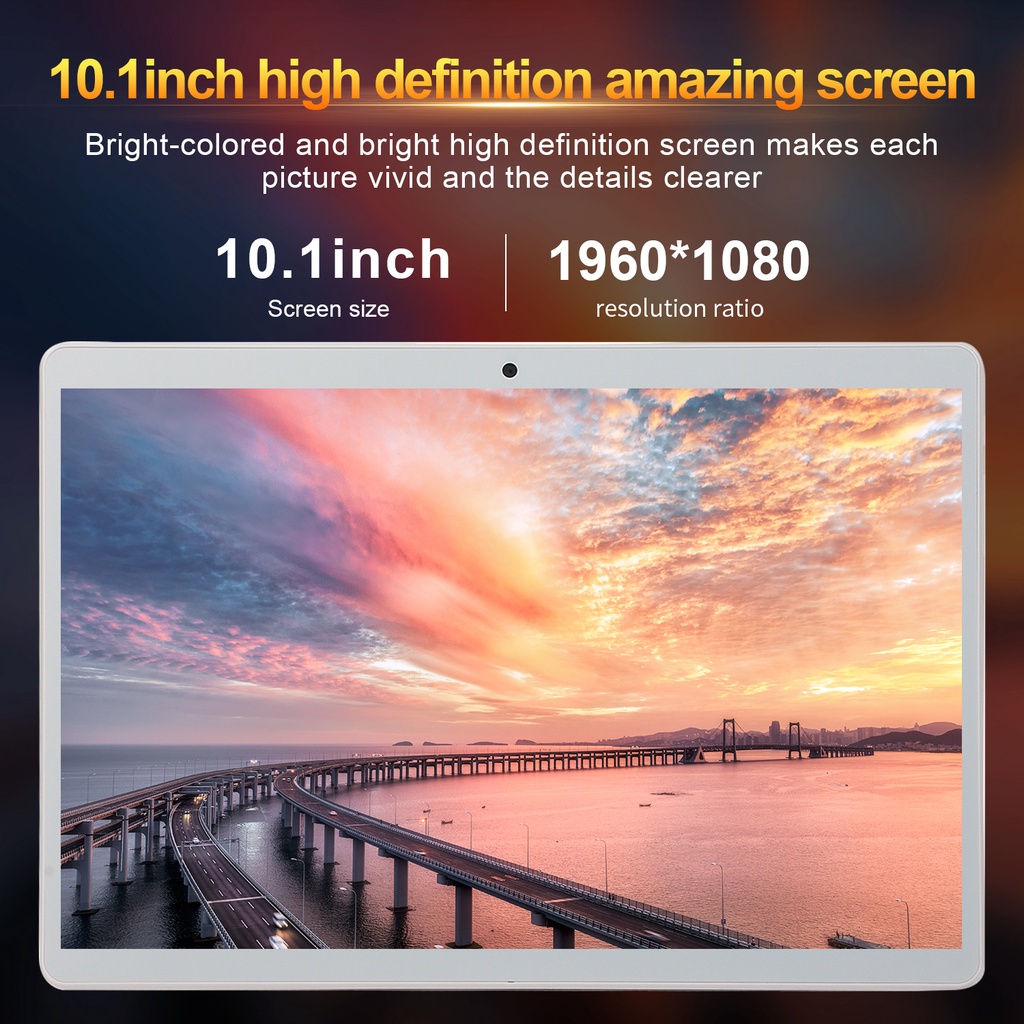 2021 Baru Tablet PC HD10 10.1 inch Drawing Tablet With PenOriginal 4G 5G Android 12GB 256GB Tablet Android Dual Sim Card Supported COD 12GB+512GB