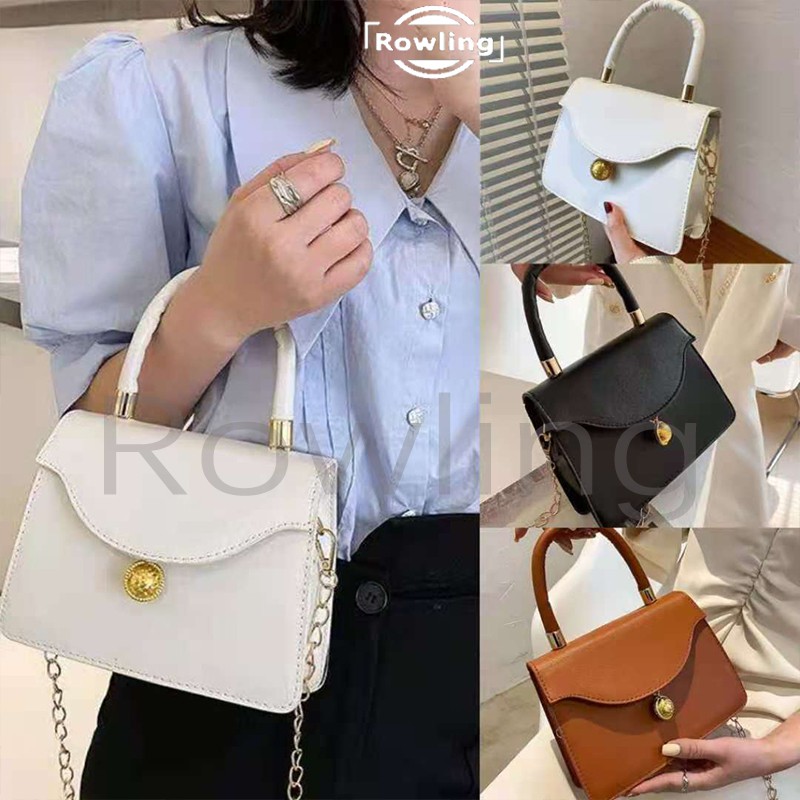 Rowling ( Tas-142) Tas Bahu Wanita/Tas Selempang Wanita Fashion Polos /Tas Selempang Wanita Cantik Dan Elegan