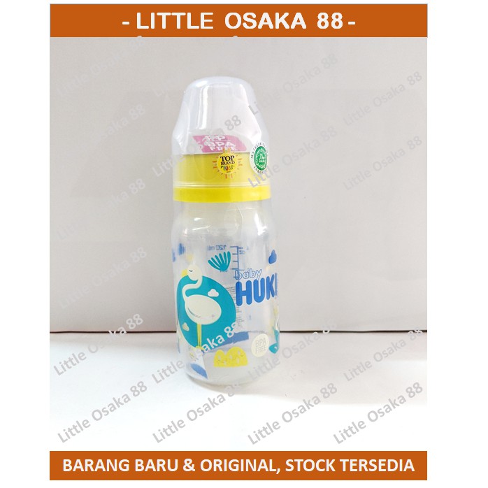 Botol Susu Bayi HUKI Orthodontik Slim Neck BPA Free 120 ml