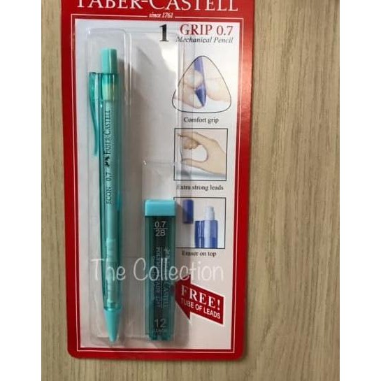 

✶ ATK243FC Paket 0.7mm Pensil Mekanik Faber Castell 0.7 mm + Free 134301 ♦
