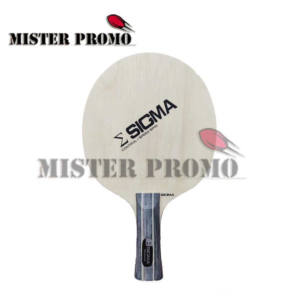 Kayu Bet Bat Pingpong Tenis Meja Sigma Titanium carbon FL Original