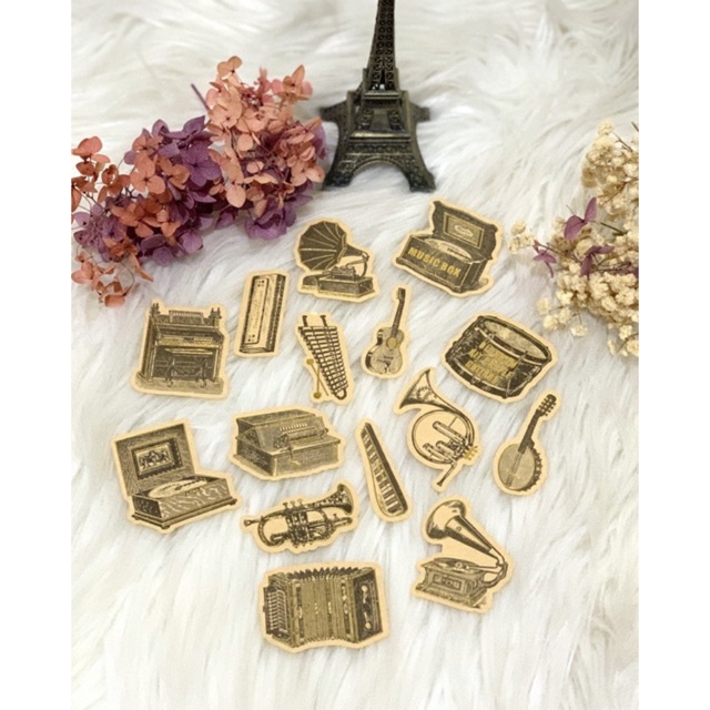 

vintage stickers craft