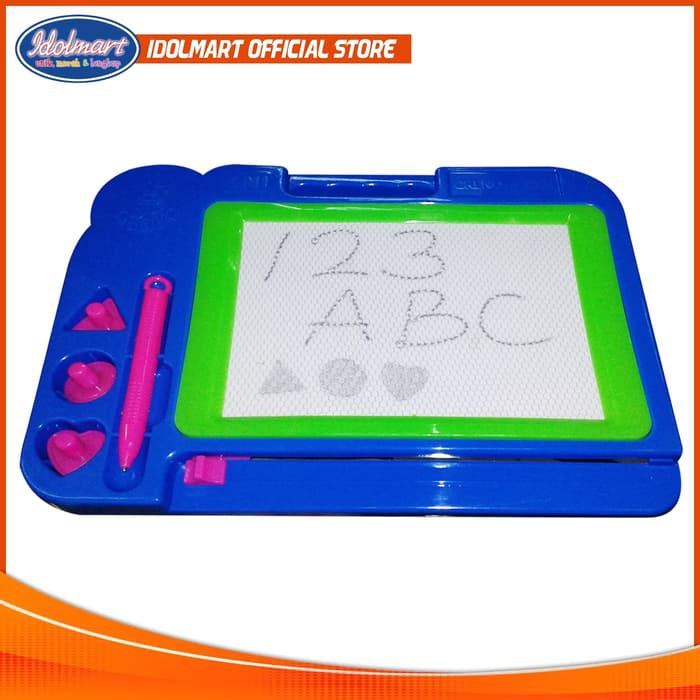 IDOLAKU Drawing Board RKC Papan Tulis Magnet Anak Edukasi Kreatif Best Seller