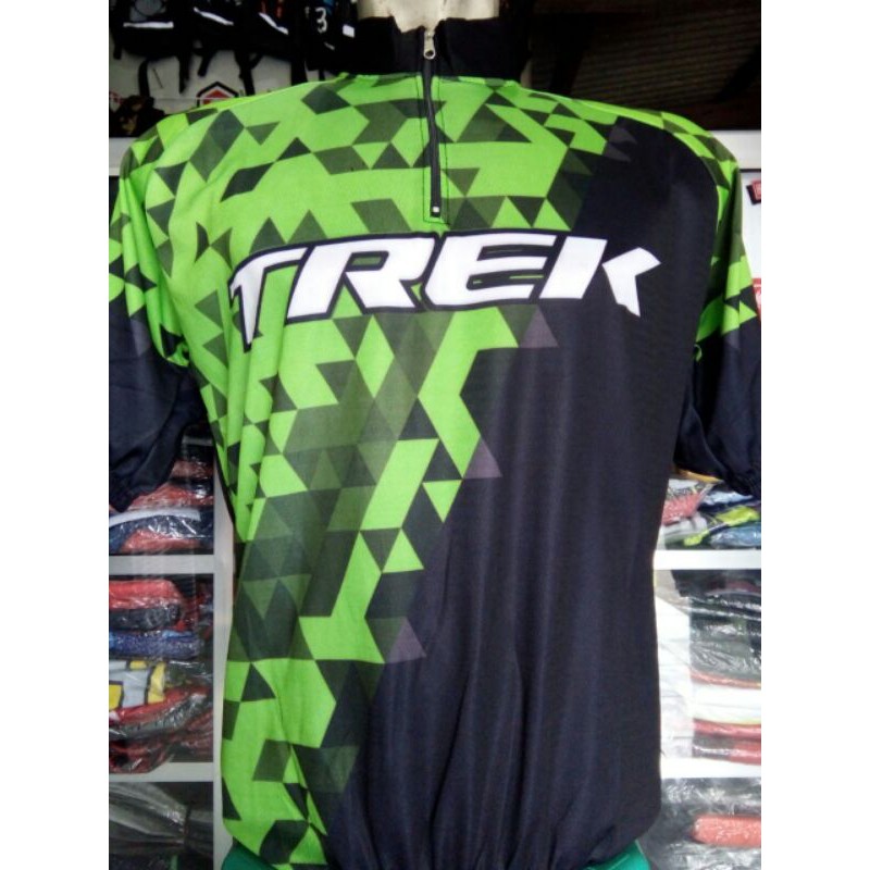 kaos jersey sepeda roadbike TREK saku belakang