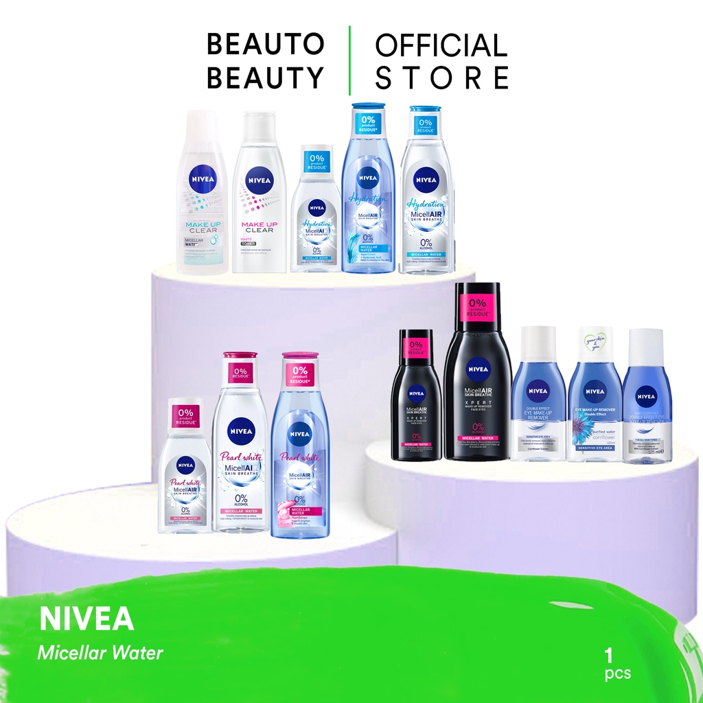 NIVEA Micellar Water / Jerman MicellAIR Deodorant Roll On Cleansing Face Body Lotion Facial Essence 