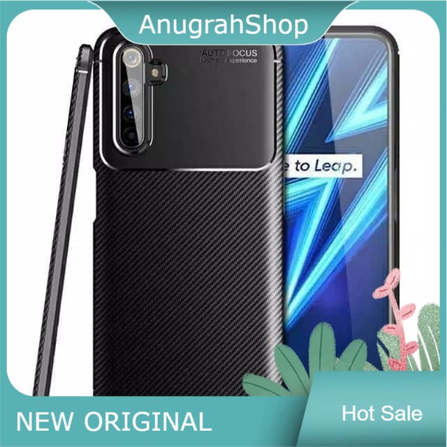 NEW ORIGINAL Case Realme 6 Pro Battle Autofocus Premium Autofocus Carbon Slim Casing Cover