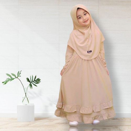 Delisha Gamis Anak Syari Kids Baju Muslim Anak Trendy Gamis Anak Terbaru Kekinian Gamis Anak Murah Baju Anak Perempuan