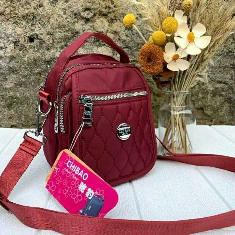 Original Tas Wanita Import Jinjing Selempang CHIBAO Bordir Super Anti Air Terbaru Termurah