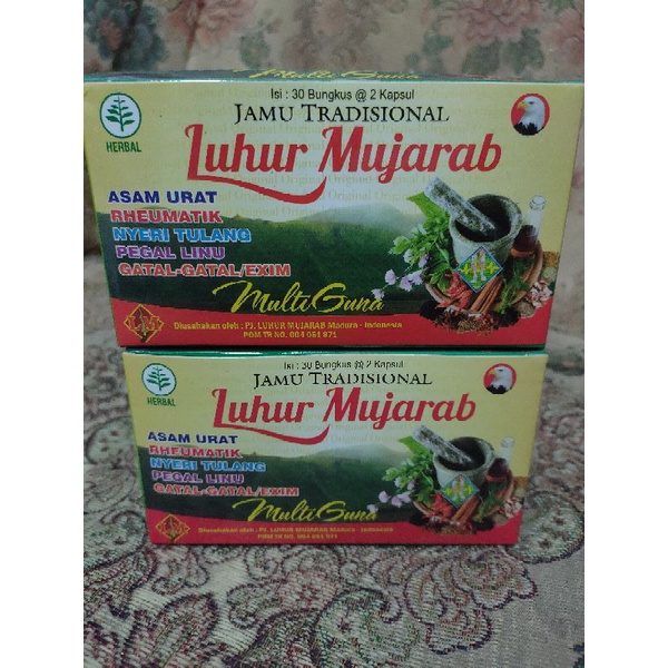 Jamu Herbal Kapsul Luhur Mujarab Original