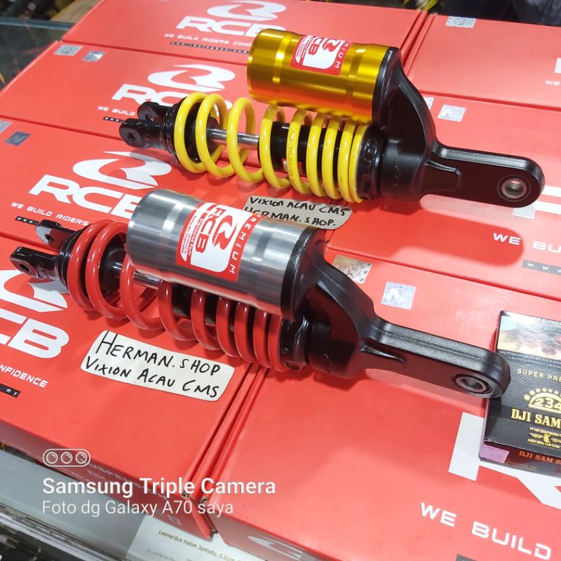 Shockbreaker RCB Tabung vario 125 -vario 150 330mm / shock tabung rcb mb2 beat vario scoopi / shock rcb mb2 vario beat scoopi / shock rcb tabung mio beat xeon lexi mb2