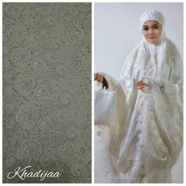 Mukena Prada Putih Bersih