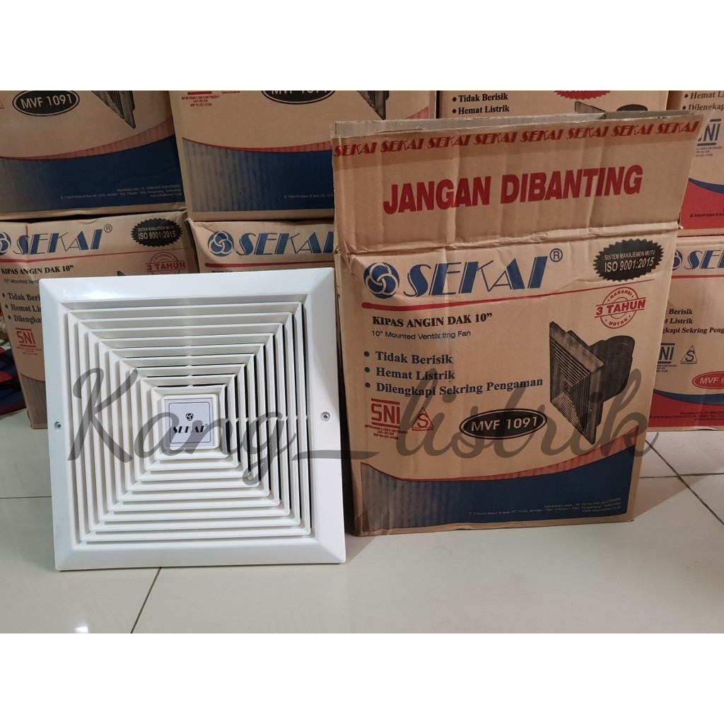 Exhaust Fan SEKAI 10&quot; MVF1091 - Plafon