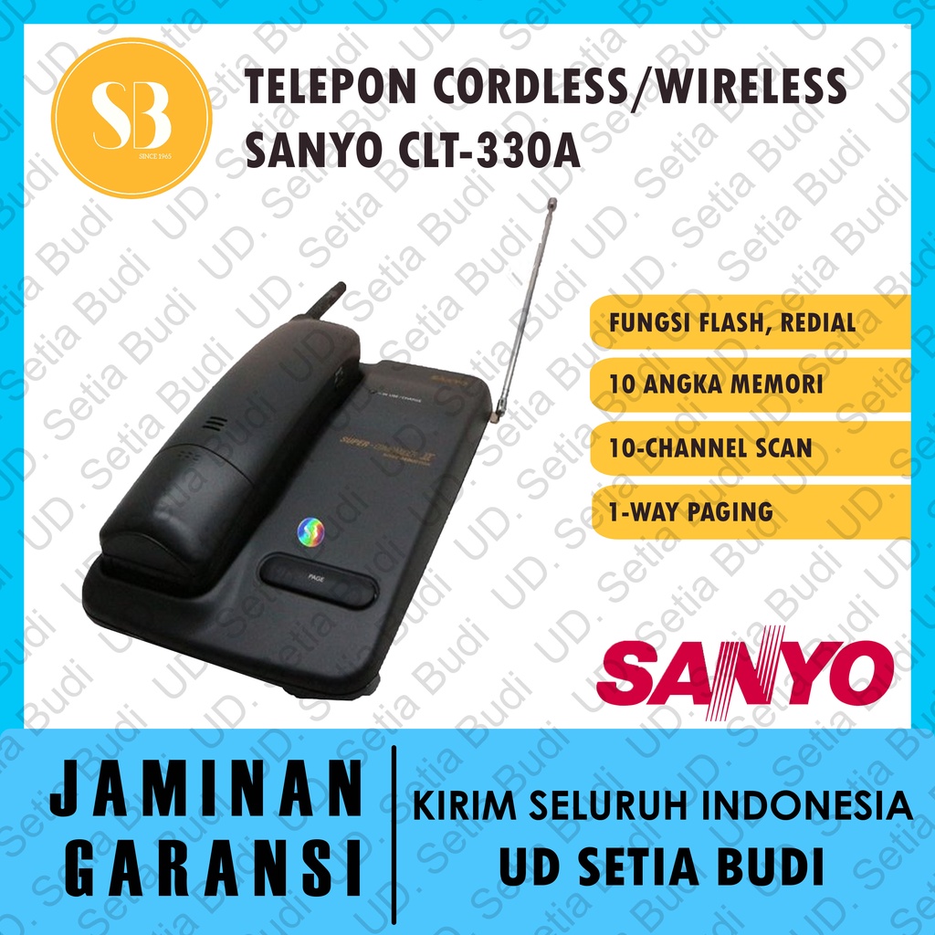 Telepon Cordless Wireless Sanyo CLT-330 330A