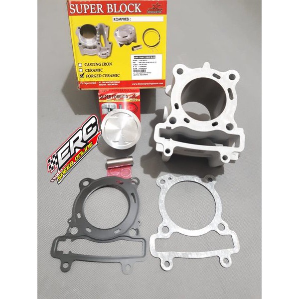 CYLINDER BLOK BRT 62 MM FORGED CERAMIC JUPITER MX - VIXION - MX KING RACING ORIGINAL ORI