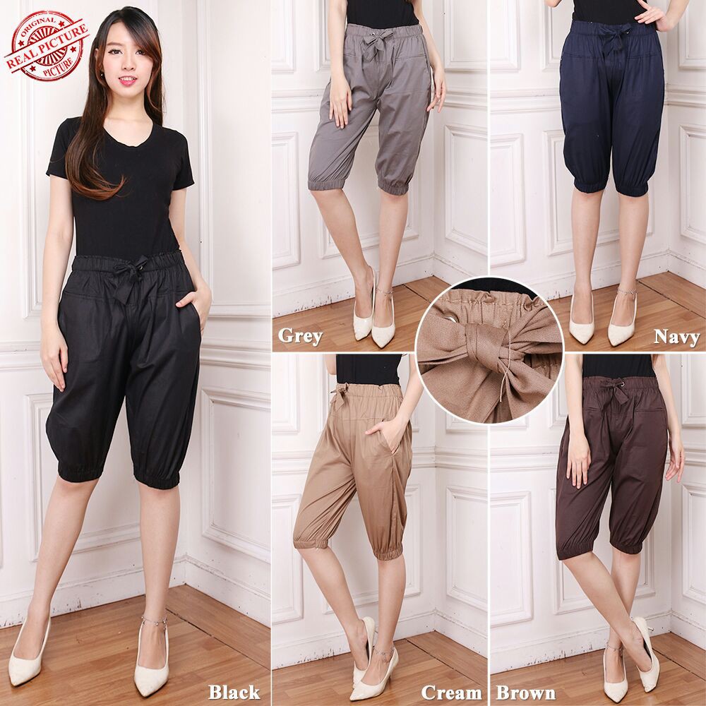 SB Collection Celana Pendek Mutia Shortpants Jumbo Wanita