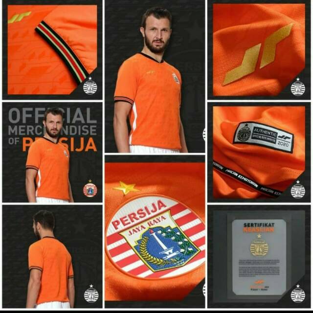 JERSEY PERSIJA 2020 ORANGE ORIGINAL -  JERSEY PERSIJA PERSIJA 3rd