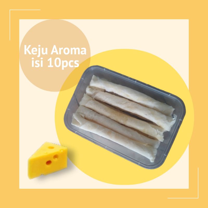 

Keju Aroma frozen / cheeseroll gurih jajanan cemilan murah