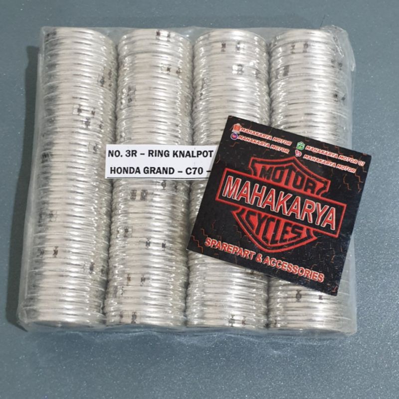 GASKET KNALPOT PAKING PACKING ASBES KNALPOT SUPRA GRAND KHARISMA ISI 10PCS