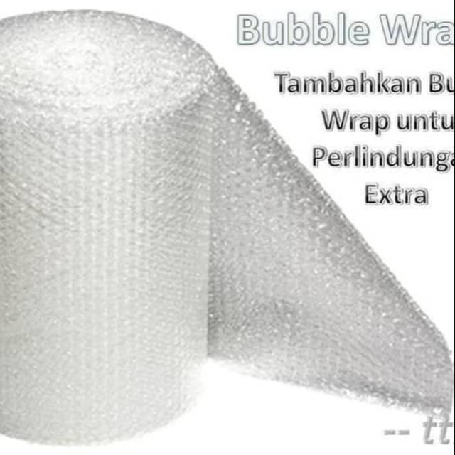 

BUBBLE WRAP UNTUK TAMBAHAN PENGAMAN PACKING