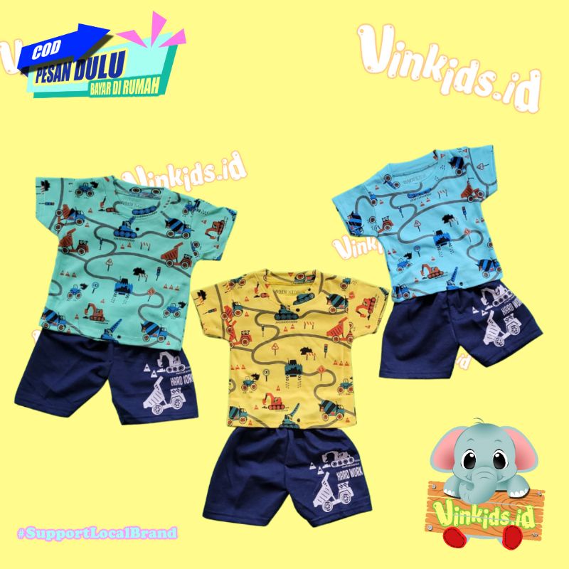 Setelan Bayi / Kaos Bayi Baju Bayi Lengan Pendek / Baju Bayi Import