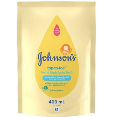 Jual JOHNSON'S BABY WASH TAP-TO-TOE 400ML HAIR AND BODY BABY BATH ...