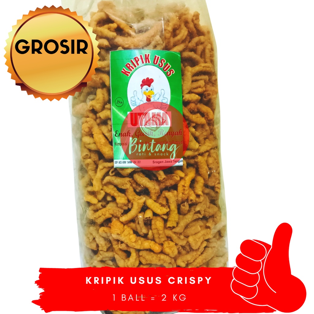 

Usus Crispy 1 ball - Grosir / Ball / Karton