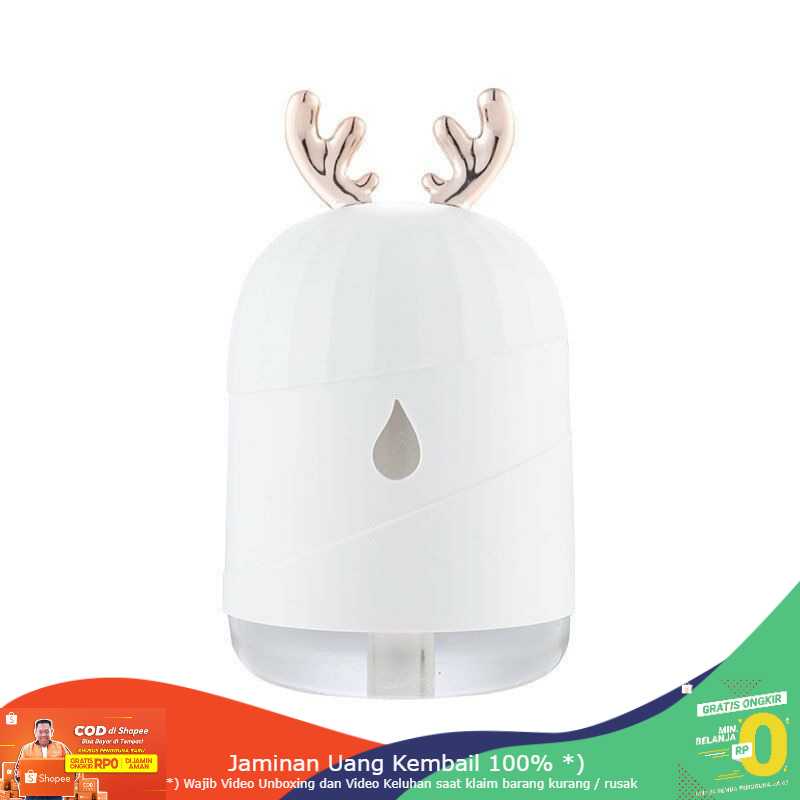 (BISA COD) RVOSTR Berlato Air Humidifier Aromatherapy Diffuser Cute Design 220ml X10/X20