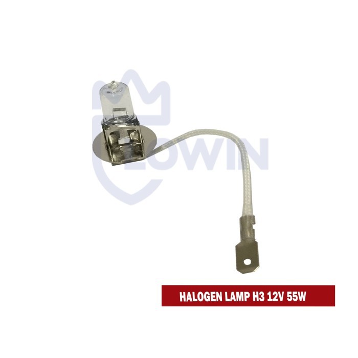 HALOGEN BULB / BOHLAM HALOGEN LAMPU MOBIL H3 12V 55 W CLEAR