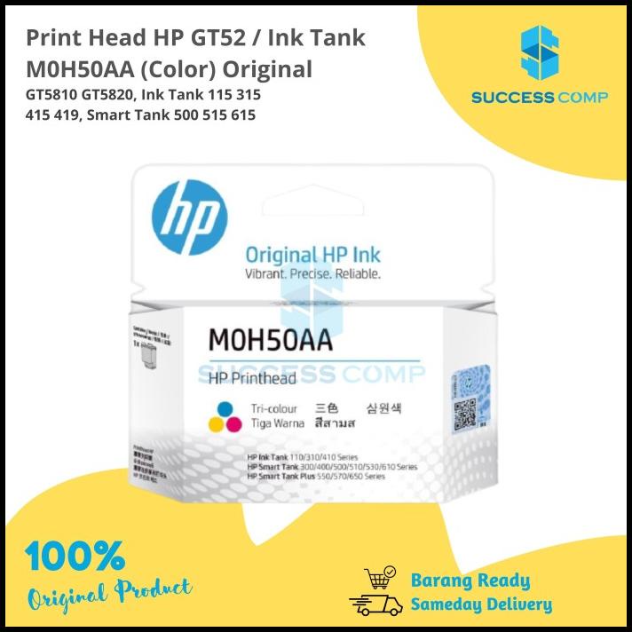 Print Head Hp Gt52 Cartridge M0H50Aa Gt52 Printer 115 315 415 319 419